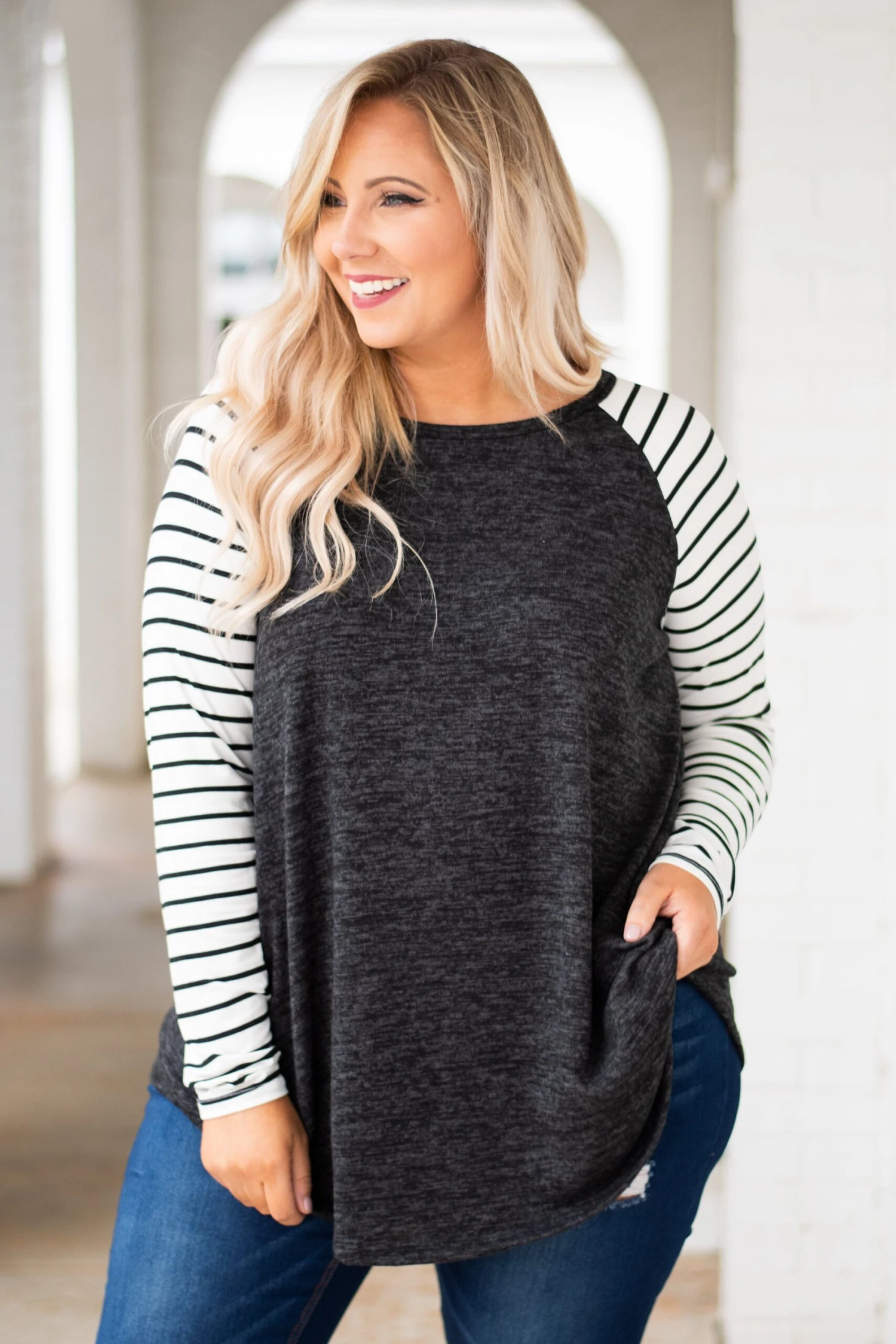 Number One Choice Top, Black 3 Number One Choice Top, Black