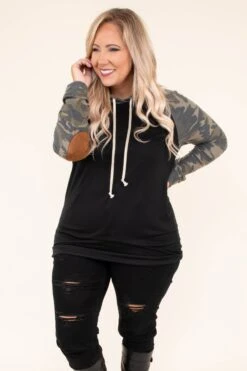 Miss Independence Hoodie, Black