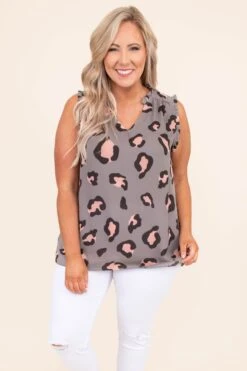 Into The Wilderness Top, Grey