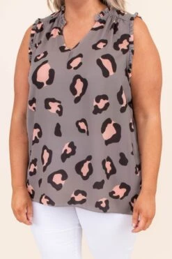 Into The Wilderness Top, Grey -Beyond Basics DSC 5254