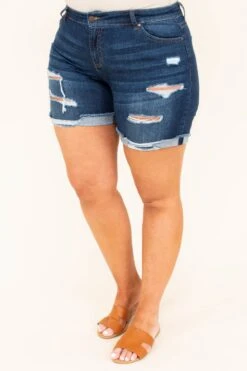 Back To The Sunset Shorts, Dark Wash