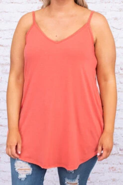 Warm From The Sun Tank, Deep Coral 11 Warm From The Sun Tank, Deep Coral -Beyond Basics DSC 8938