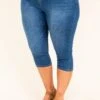 Basically Famous Capris, Medium Wash 1 Basically Famous Capris, Medium Wash -Beyond Basics DSC 9900