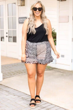 Dancing Tiger Shorts, Mocha/Black 11 Dancing Tiger Shorts, Mocha/Black -Beyond Basics DancingTigerShorts Mocha Black 3670