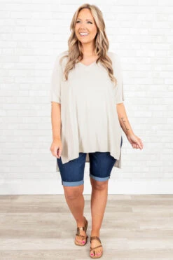 Don't Call Me Angel Jean Shorts, Navy Blue -Beyond Basics Don tCallMeAngelJeanShorts NavyBlue 0002