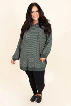 Don't Fall Tonight Hoodie, Olive -Beyond Basics Don tFallTonightHoodie Olive 9788