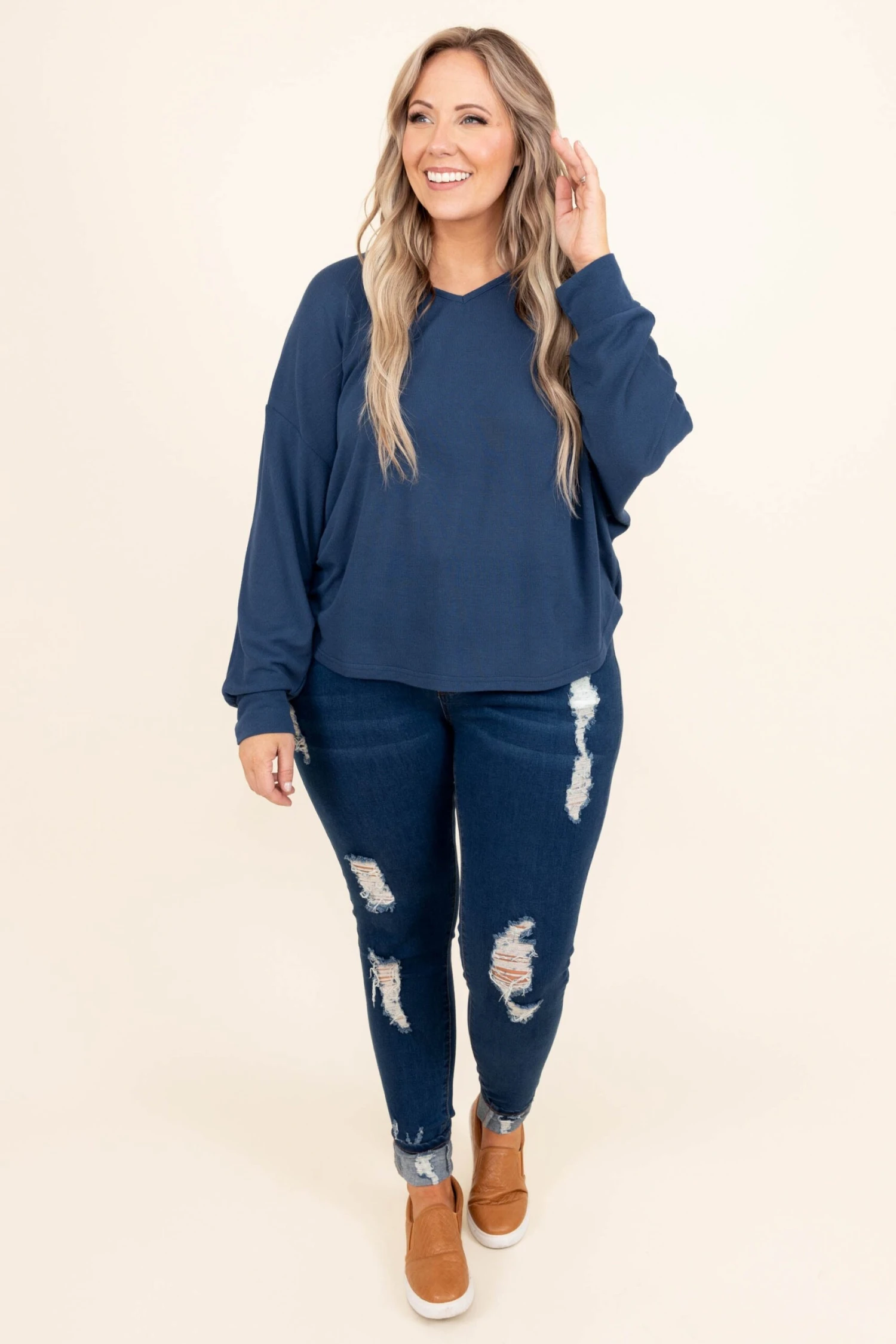 Down Memory Lane Jeans, Dark Wash 4 Down Memory Lane Jeans, Dark Wash - Image 2