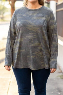 Endless Daydreams Top, Army -Beyond Basics EndlessDaydreamsTop Army 0968