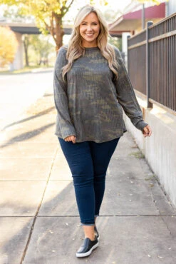 Endless Daydreams Top, Army -Beyond Basics EndlessDaydreamsTop Army 0972