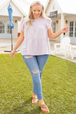 It's Girl Time Jeans, Medium Wash 12 It's Girl Time Jeans, Medium Wash -Beyond Basics EveningAbroadTop Lilac 8434 3bf40996 ad47 4d13 83f1 94a59a629899