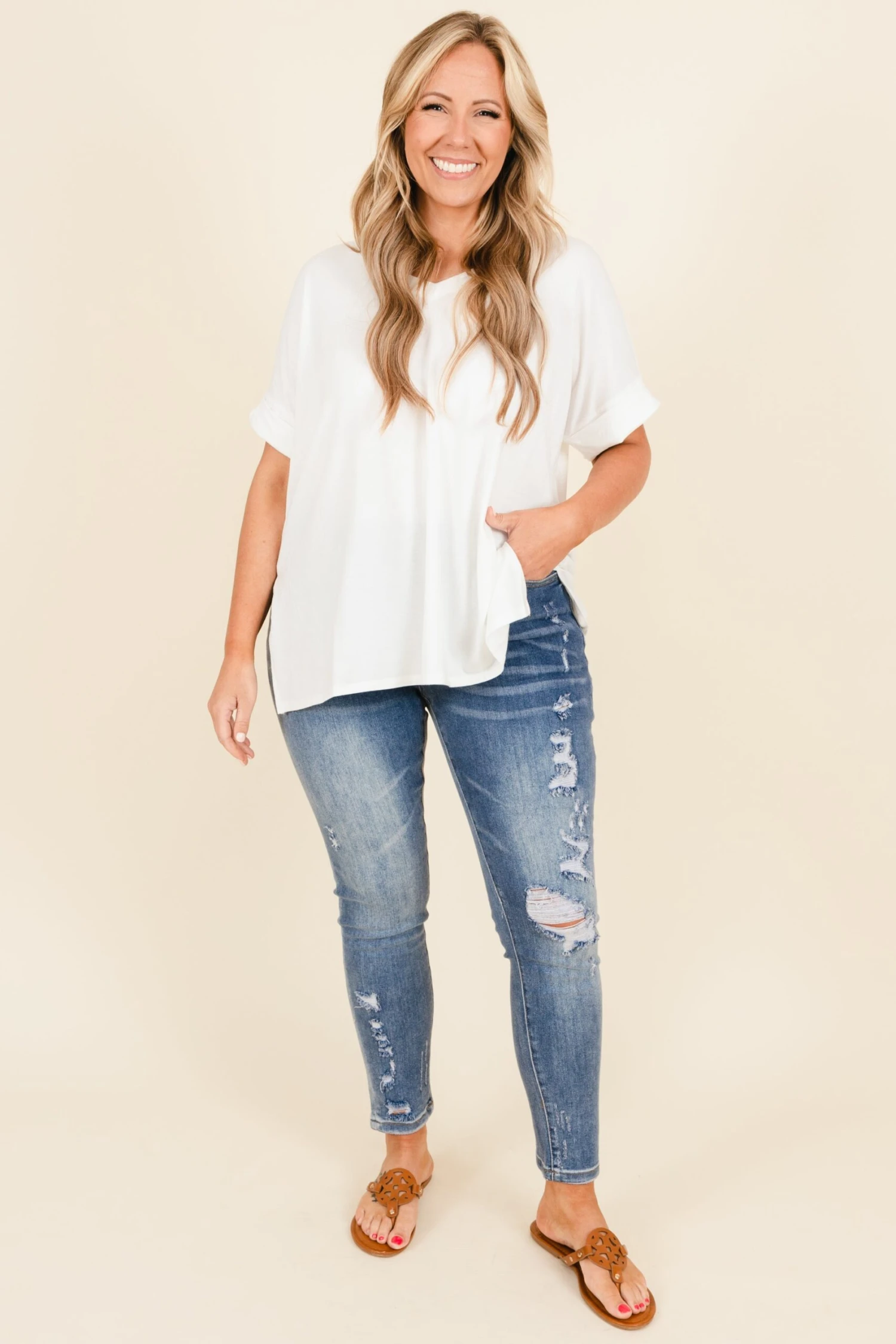 Every Step We Take Jeans, Medium Wash 4 Every Step We Take Jeans, Medium Wash - Image 2