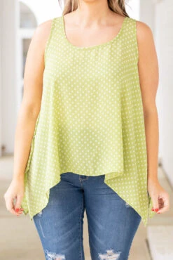 Feeling Divine Top, Chartreuse -Beyond Basics FeelingDivineTop Chartreuse 1689