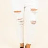 Feels Like Spring Jeans, White -Beyond Basics FeelsLikeSpringJeans White 9728