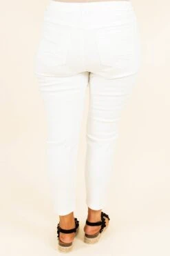 Feels Like Spring Jeans, White -Beyond Basics FeelsLikeSpringJeans White 9729