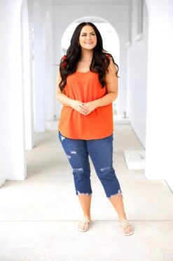 Flash Of Fun Top, Orange -Beyond Basics FlashOfFunTop Orange 4