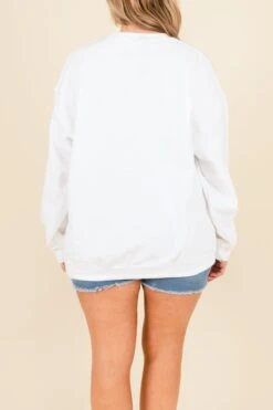 For Freedom Sweatshirt, White -Beyond Basics ForFreedomSweatshirt White 1