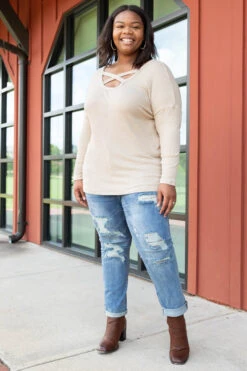 For The Last Time Top, Oatmeal -Beyond Basics ForTheLastTimeTop Oatmeal 5200