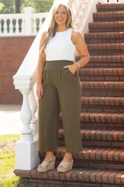 Free Flowin' Pants, Olive -Beyond Basics FreeFlowinPants Olive3