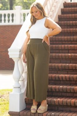 Free Flowin' Pants, Olive -Beyond Basics FreeFlowinPants Olive5
