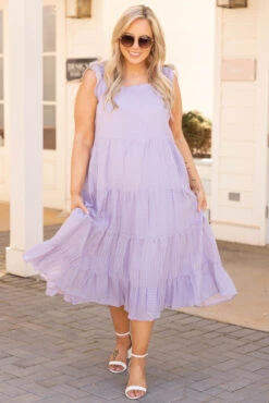 Friends Til The End Dress, Lavender