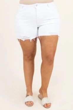 Friyay Shorts, White -Beyond Basics FriyayShorts White 9970