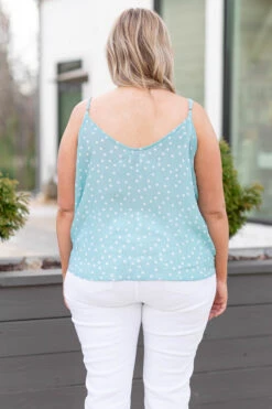 Give Me Sunshine Tank, Blue -Beyond Basics GiveMeSunshineTank Blue 0144