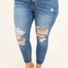 Got Hustle Jeans, Medium Wash -Beyond Basics GotHustleJeans MediumWash 9823