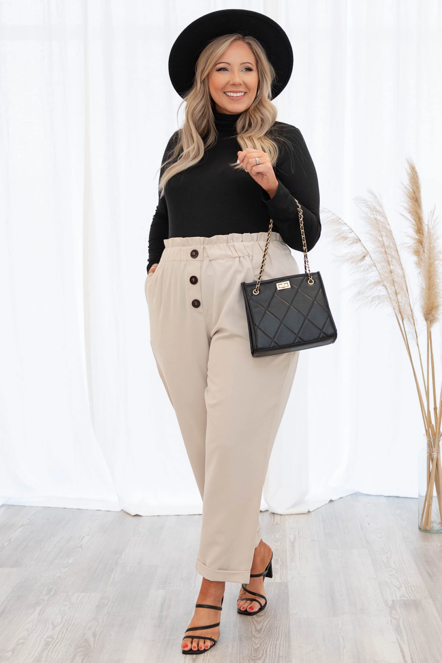 Beyond Basics -Beyond Basics GottaWorkPants Beige 7573 scaled