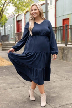 Grass Is Greener Dress, Navy 10 Grass Is Greener Dress, Navy -Beyond Basics GrassIsGreenerDress Navy 4