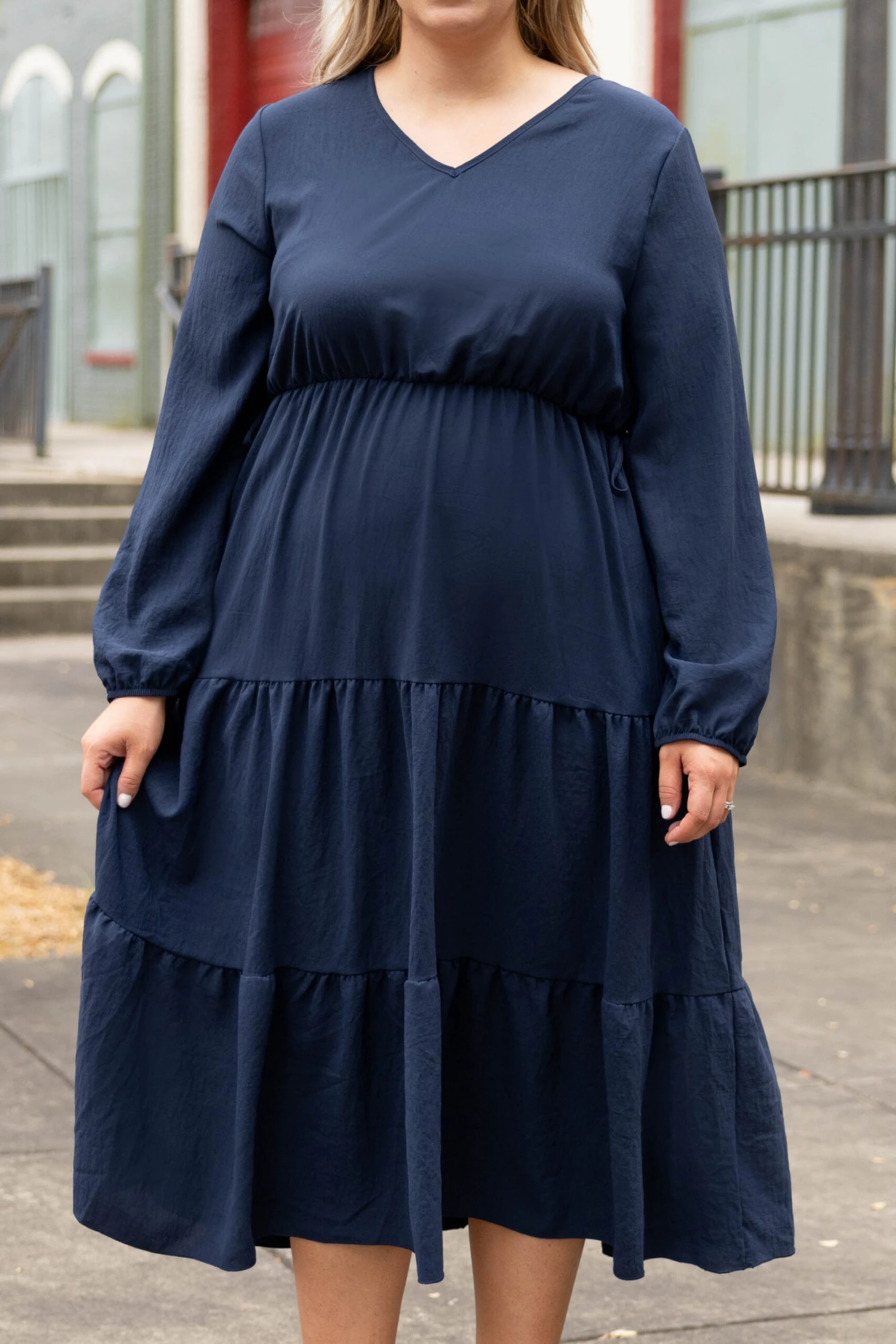 Grass Is Greener Dress, Navy 6 Grass Is Greener Dress, Navy - Image 4