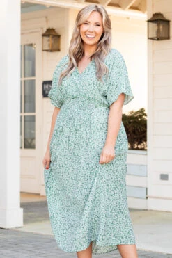 Hands To Yourself Dress, Green