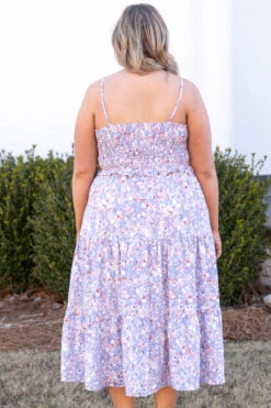 Hanging On To Spring Dress, Blue -Beyond Basics HangingOnToSpringDress Blue 8288