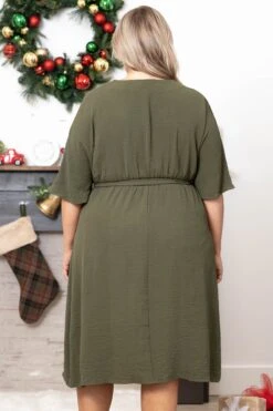 Hopelessly Yours Dress, Olive -Beyond Basics HopelesslyYoursDress Olive 9552