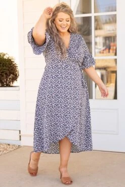 I Deserve Congratulations Dress, Navy