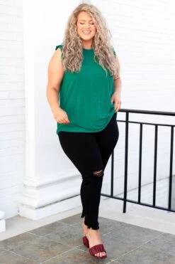 In My Favor Top, Teal -Beyond Basics InMyFavorTop Teal 8081