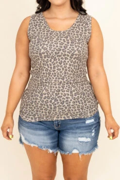 Innocent Gaze Tank, Leopard -Beyond Basics InnocentGazeTank Leopard 9668
