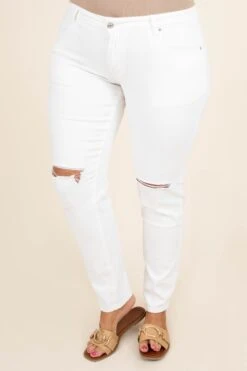 It's A Party Jeans, White