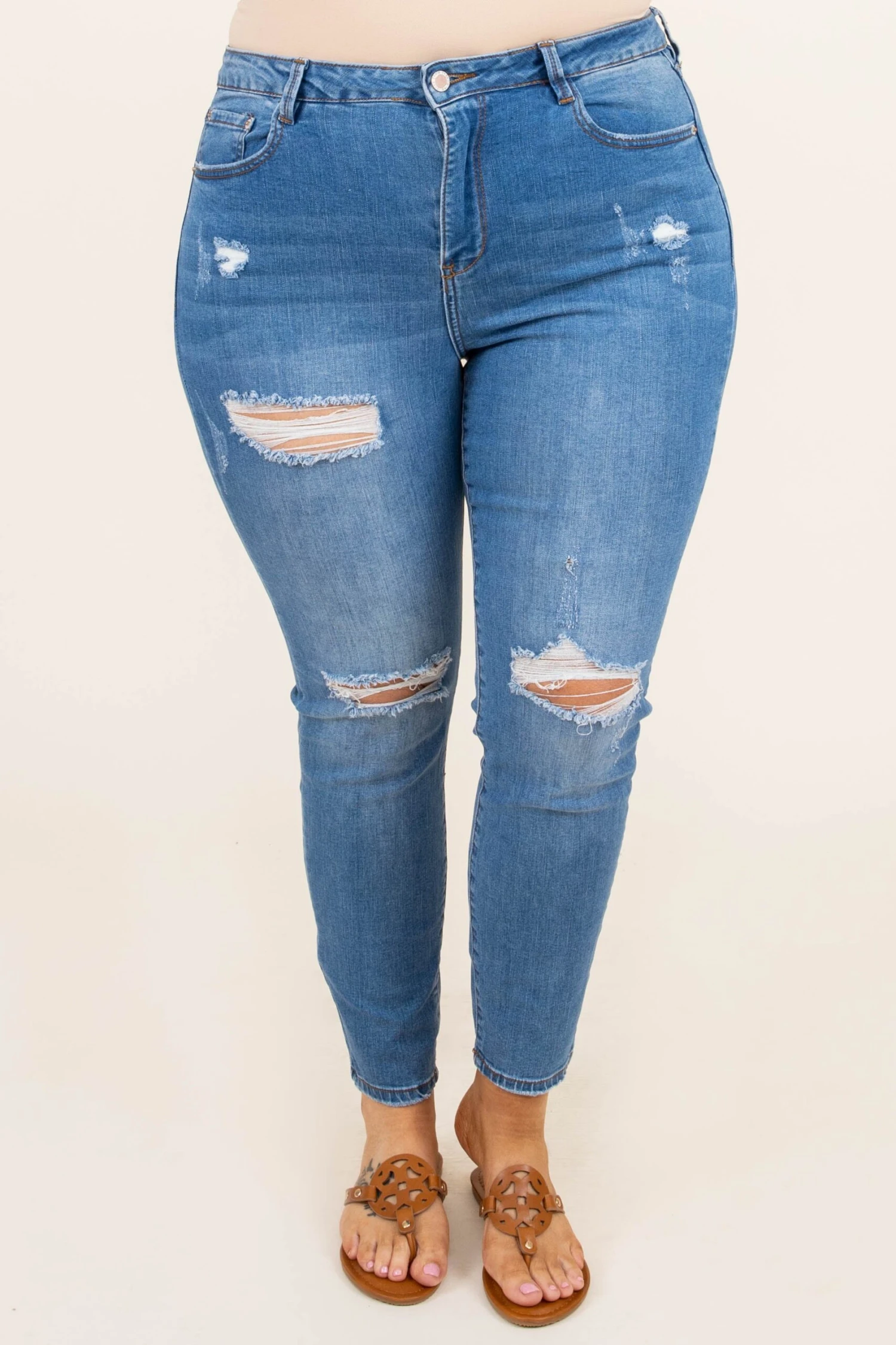 It's Girl Time Jeans, Medium Wash 4 It's Girl Time Jeans, Medium Wash - Image 2