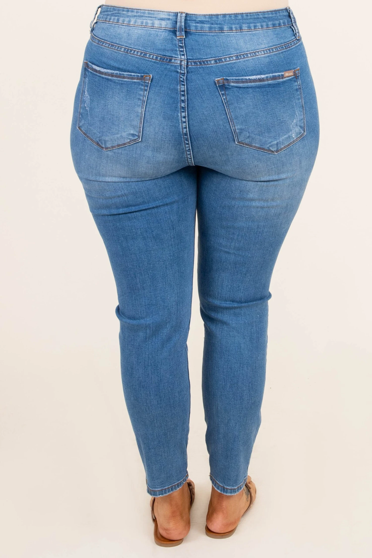 It's Girl Time Jeans, Medium Wash 6 It's Girl Time Jeans, Medium Wash - Image 4