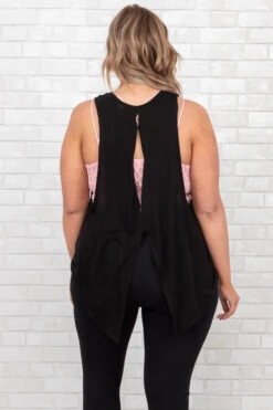 Keep Grooving Tank, Black -Beyond Basics KeepGroovingTank Black