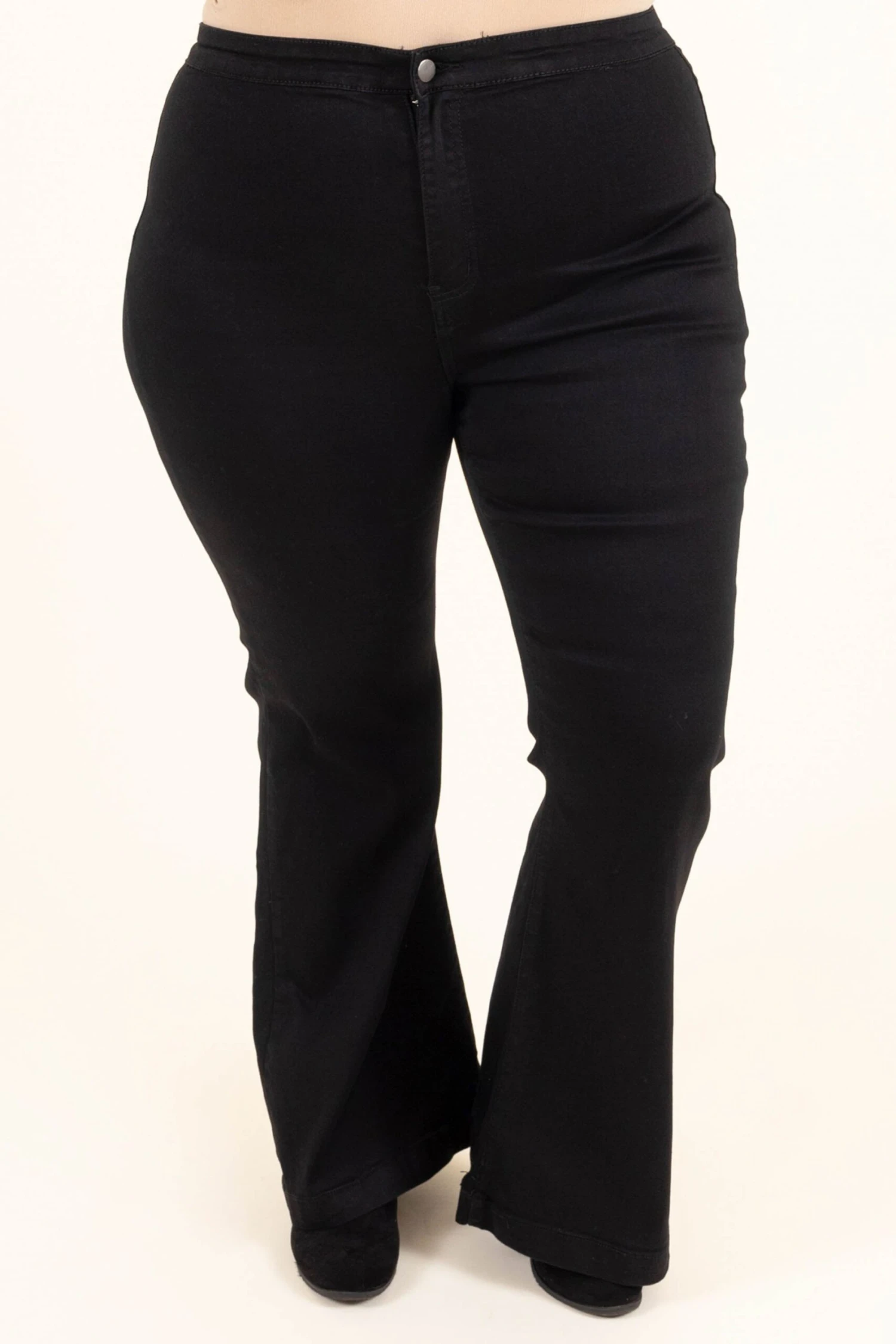 Keeping It Real Flare Jeans, Black 3 Keeping It Real Flare Jeans, Black