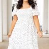 Lady Madonna Dress, White -Beyond Basics LadyMadonnaDress White 5656