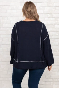 Lady May Top, Navy -Beyond Basics LadyMayTop Navy 0041