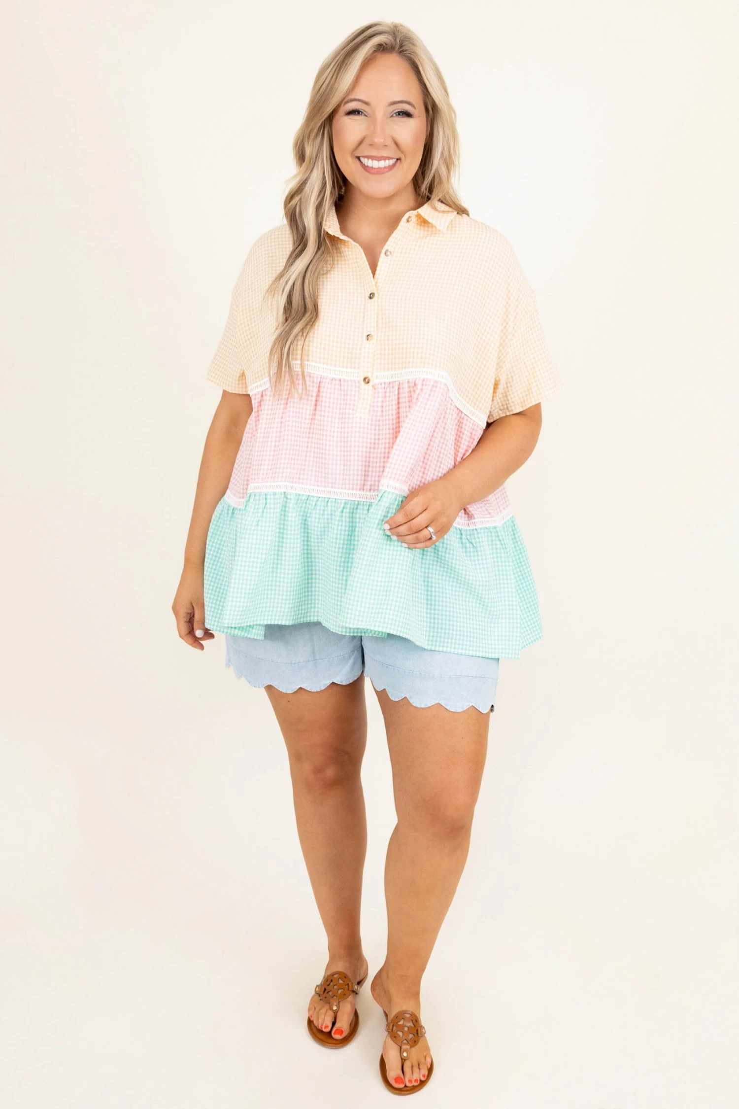 Leaps Of Time Shorts, Light Wash 4 Leaps Of Time Shorts, Light Wash - Image 2