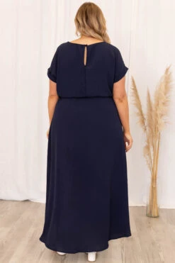 Leave 'Em Stunned Dress, Navy -Beyond Basics Leave EmStunnedDress Navy
