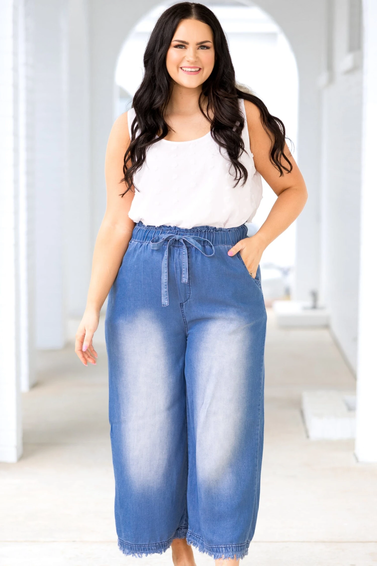 Light And Free Pants, Medium Denim 4 Light And Free Pants, Medium Denim - Image 2