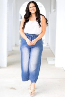 Light And Free Pants, Medium Denim 14 Light And Free Pants, Medium Denim -Beyond Basics LightAndFreePants MediumDenim 18