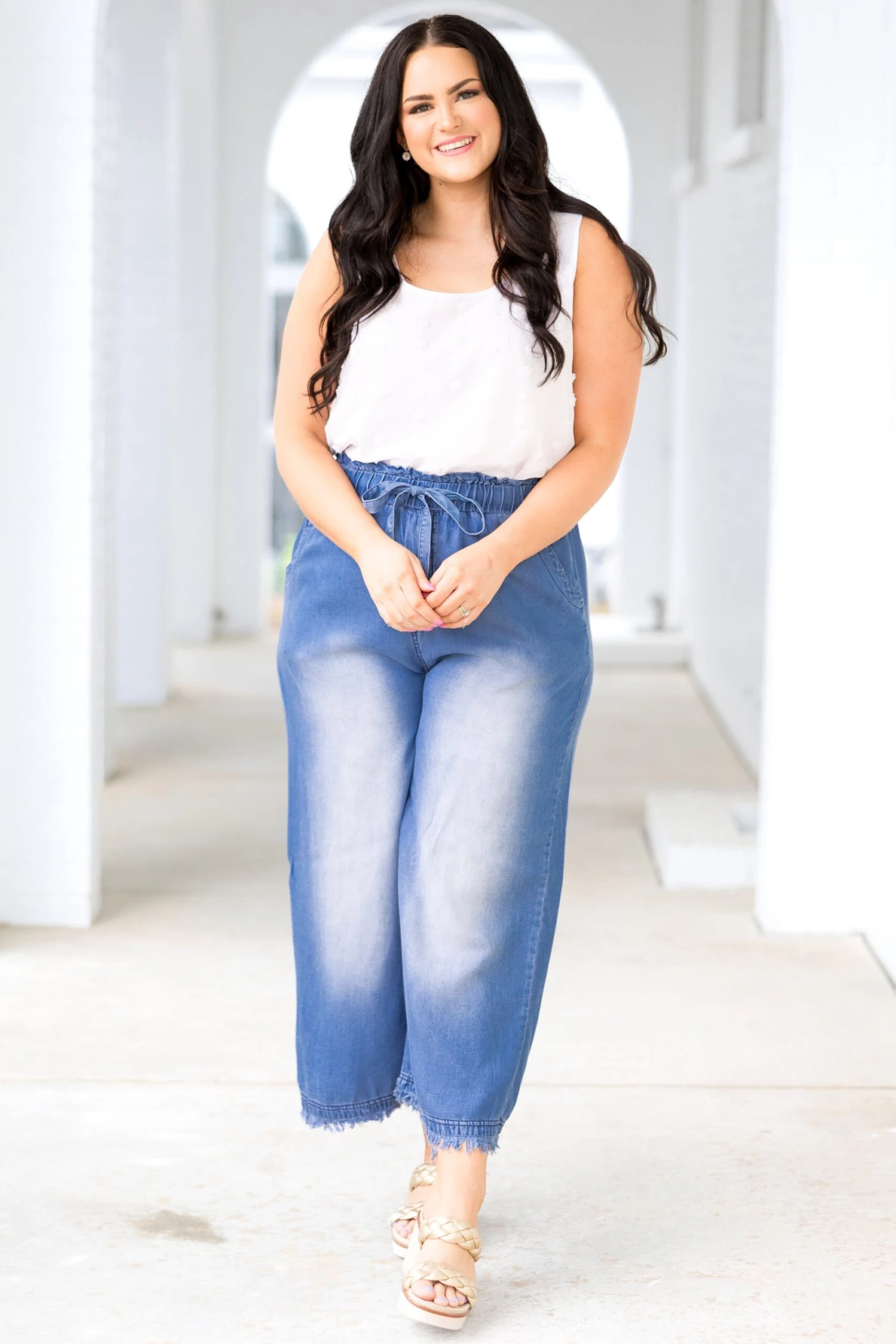 Light And Free Pants, Medium Denim 8 Light And Free Pants, Medium Denim - Image 6