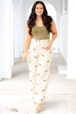 Like You Want It Pants, Ivory -Beyond Basics LikeYouWantItPants Ivory 18 cb70adb0 c84a 4cd2 8d47 c9e393da3a1f