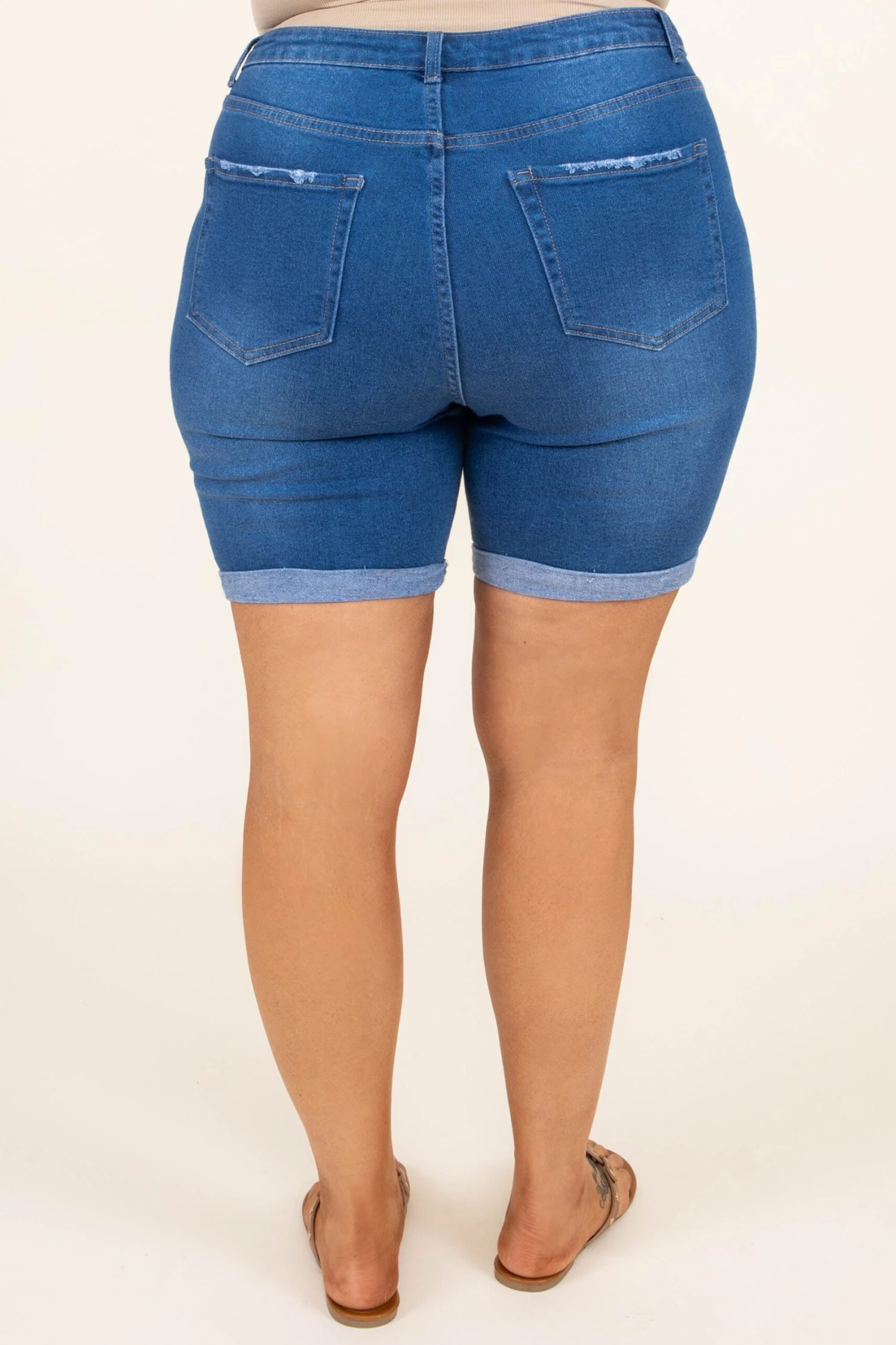 Live Again Shorts, Medium Wash 7 Live Again Shorts, Medium Wash - Image 5